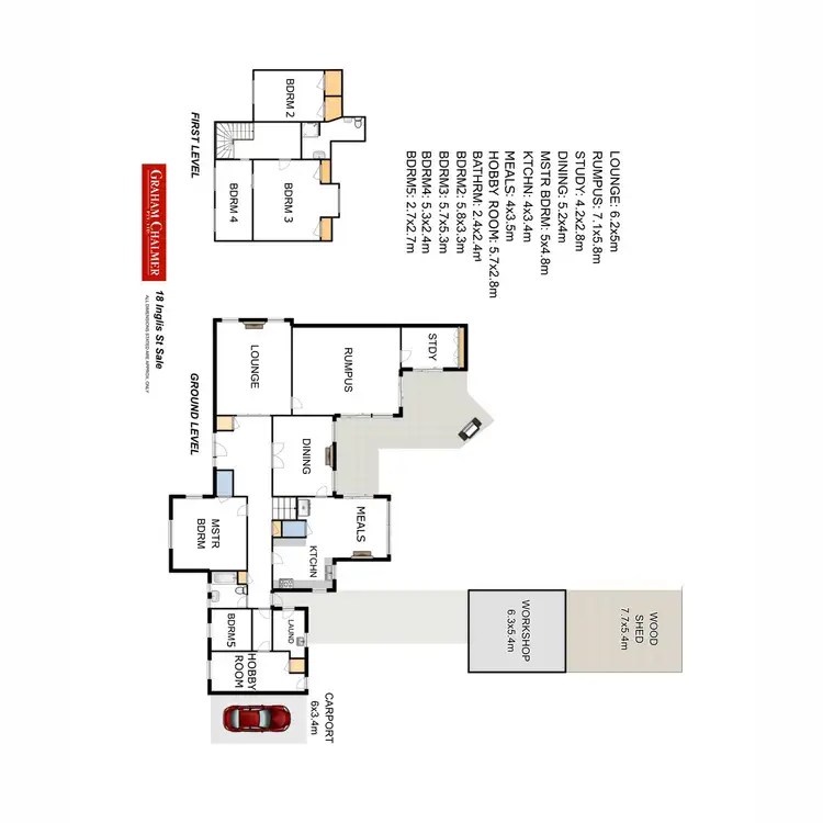 Floorplan of Homely house listing, 18 Inglis Street, Sale VIC 3850