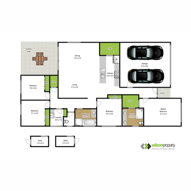 Floorplan of Homely house listing, 17 Westminster Street, Traralgon VIC 3844