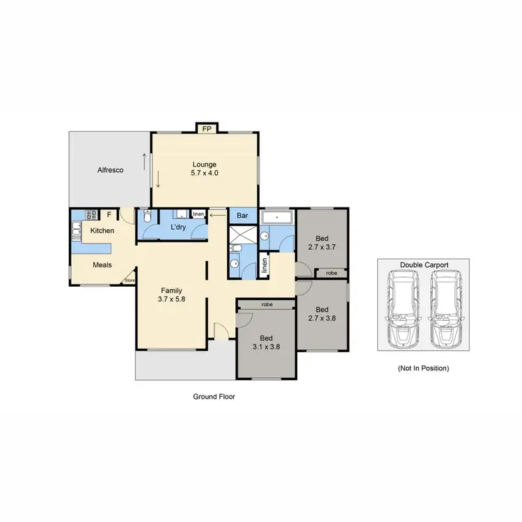 Floorplan of Homely house listing, 95 Hillcrest Road, Frankston VIC 3199