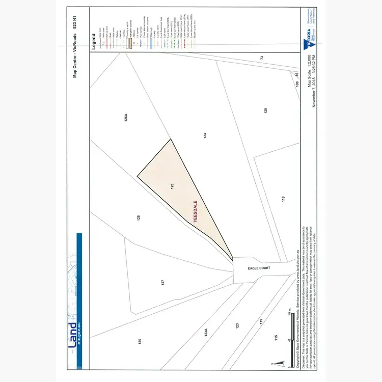 Floorplan of Homely land listing, 126 Eagle Court, Teesdale VIC 3328