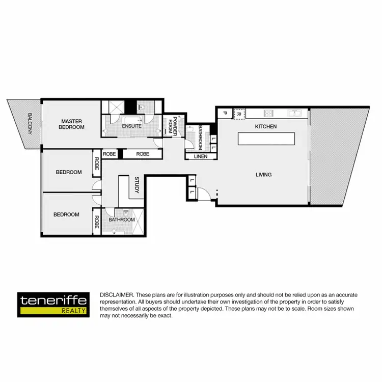 Floorplan of Homely apartment listing, 1 Newstead Terrace, Newstead QLD 4006