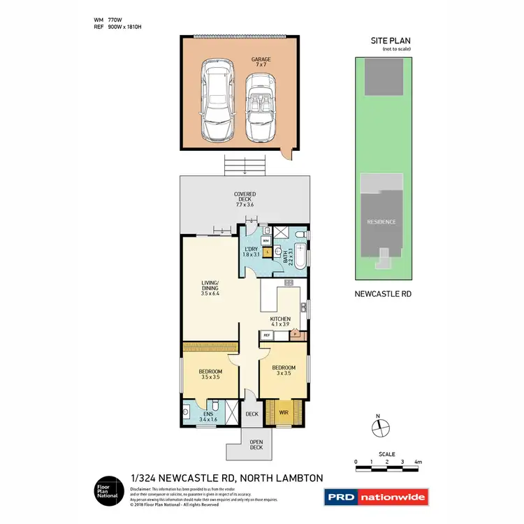 Floorplan of Homely house listing, 1/324 Newcastle Road, North Lambton NSW 2299