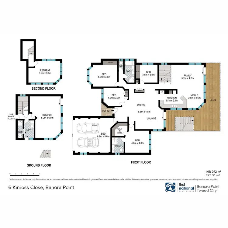 Floorplan of Homely house listing, 6 Kinross Close, Banora Point NSW 2486
