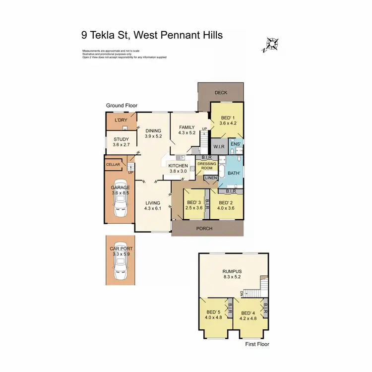 Floorplan of Homely house listing, 9 Tekla Street, West Pennant Hills NSW 2125