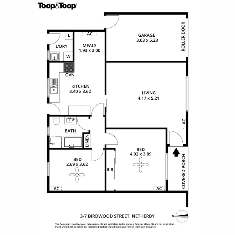 Floorplan of Homely unit listing, 3/7 Birdwood Street, Netherby SA 5062