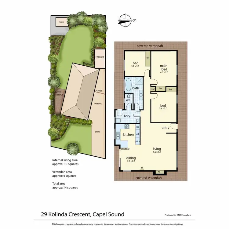 Floorplan of Homely house listing, 29 Kolinda Cresent, Capel Sound VIC 3940