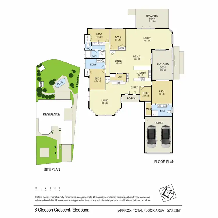 Floorplan of Homely house listing, 6 Gleeson Crescent, Eleebana NSW 2282