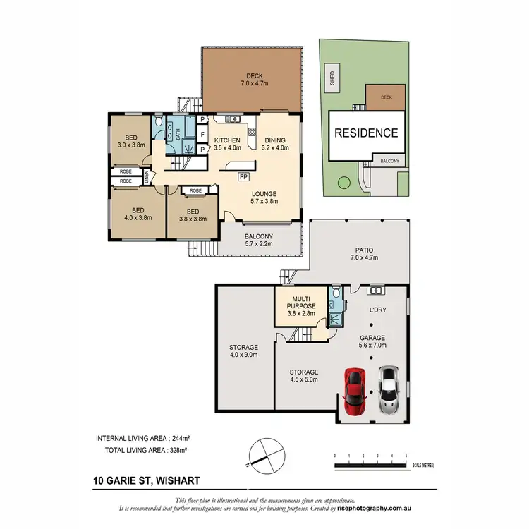 Floorplan of Homely house listing, 10 Garie Street, Wishart QLD 4122