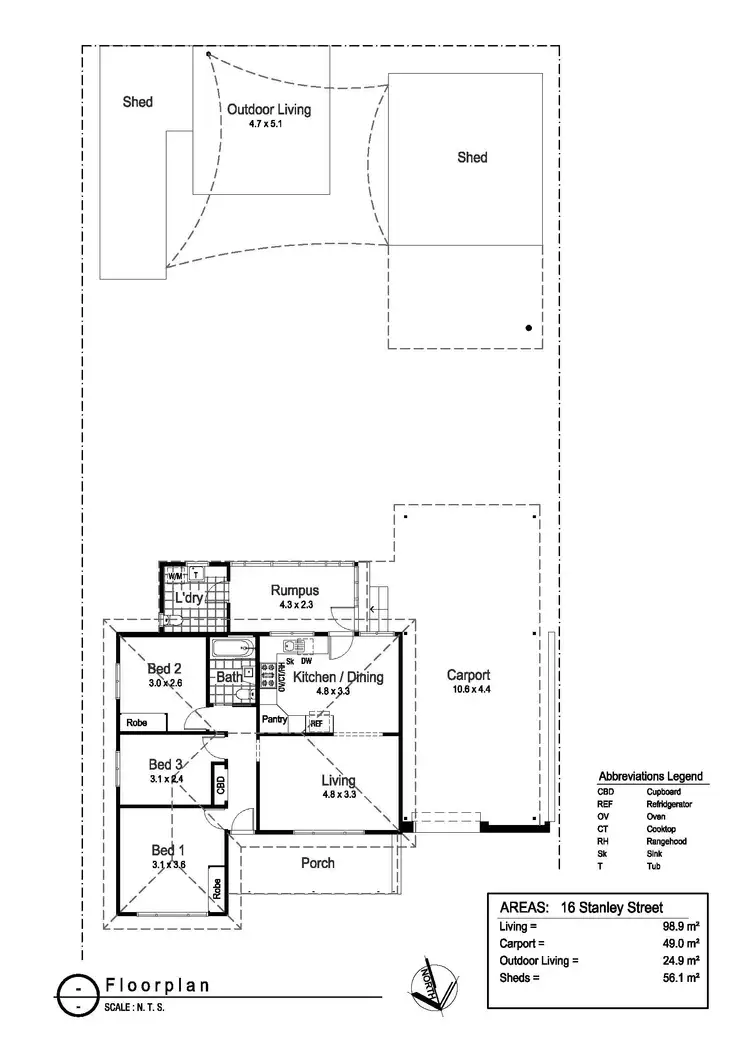 Floorplan of Homely house listing, 16 Stanley Street, Kooringal NSW 2650