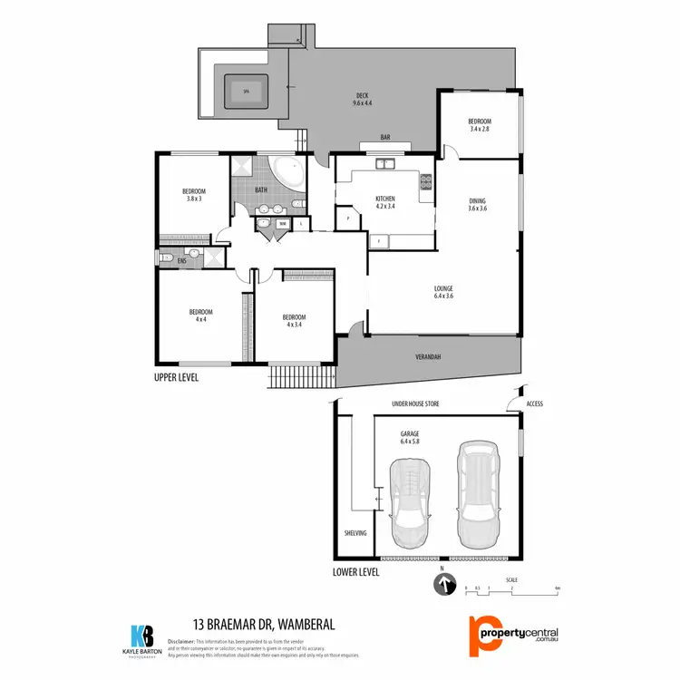 Floorplan of Homely house listing, 13 Braemar Drive, Wamberal NSW 2260