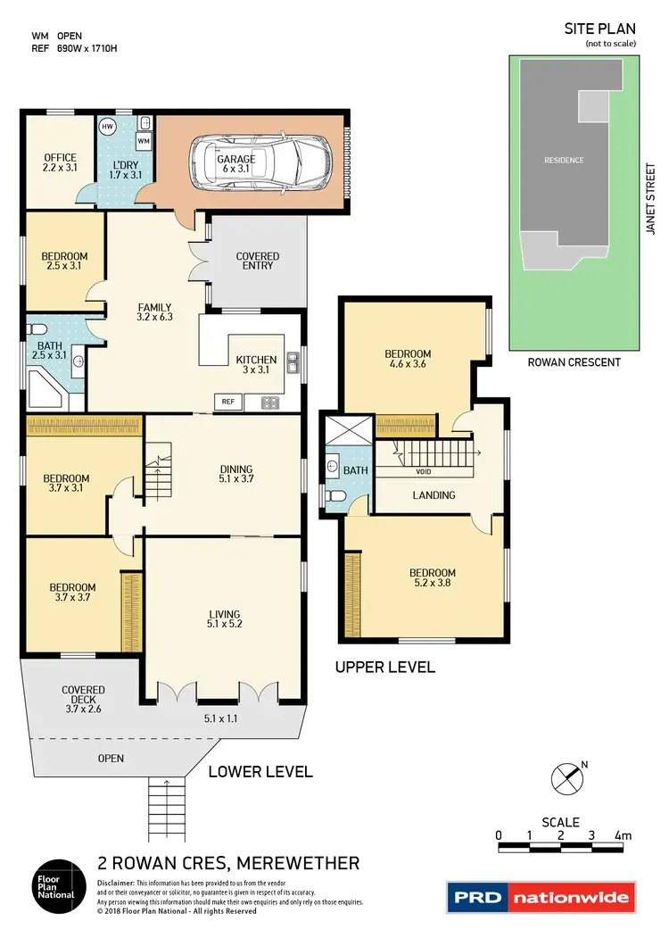 Floorplan of Homely house listing, 2 Rowan Crescent, Merewether NSW 2291