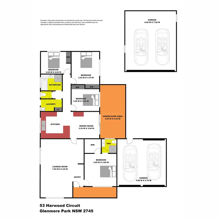 Floorplan of Homely house listing, 53 Harwood Circuit, Glenmore Park NSW 2745