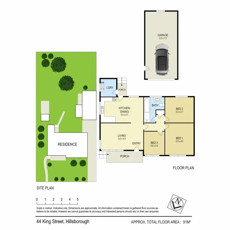 Floorplan of Homely house listing, 44 King Street, Hillsborough NSW 2290