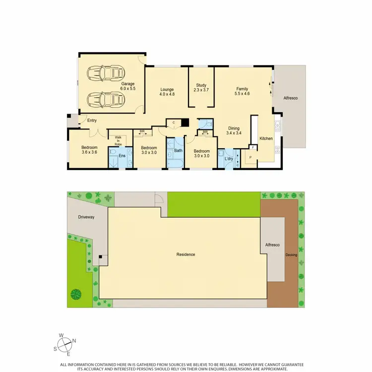Floorplan of Homely house listing, 5 Cerise Court, Carrum Downs VIC 3201