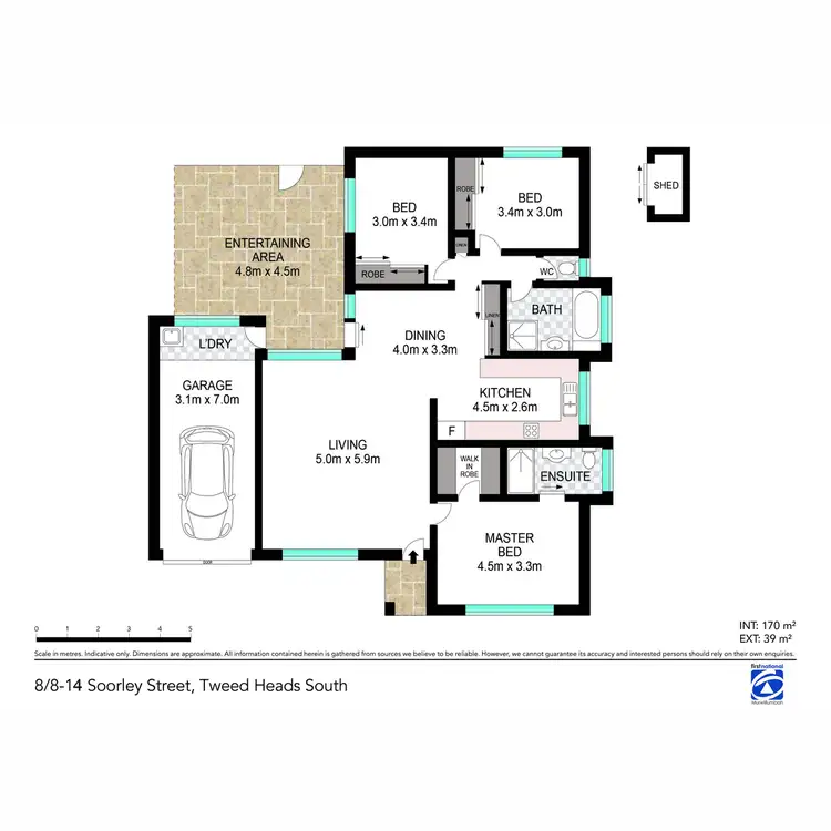 Floorplan of Homely villa listing, 8/8-14 Soorley Street, Tweed Heads South NSW 2486
