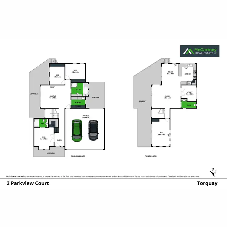 Floorplan of Homely house listing, 2 Parkview Court, Torquay VIC 3228
