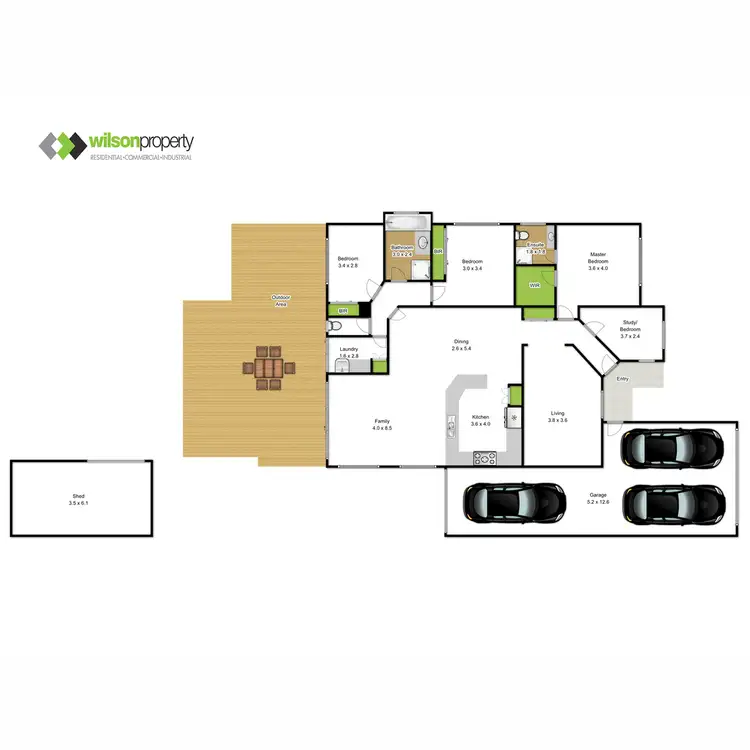 Floorplan of Homely house listing, 3 Ellery Place, Traralgon VIC 3844