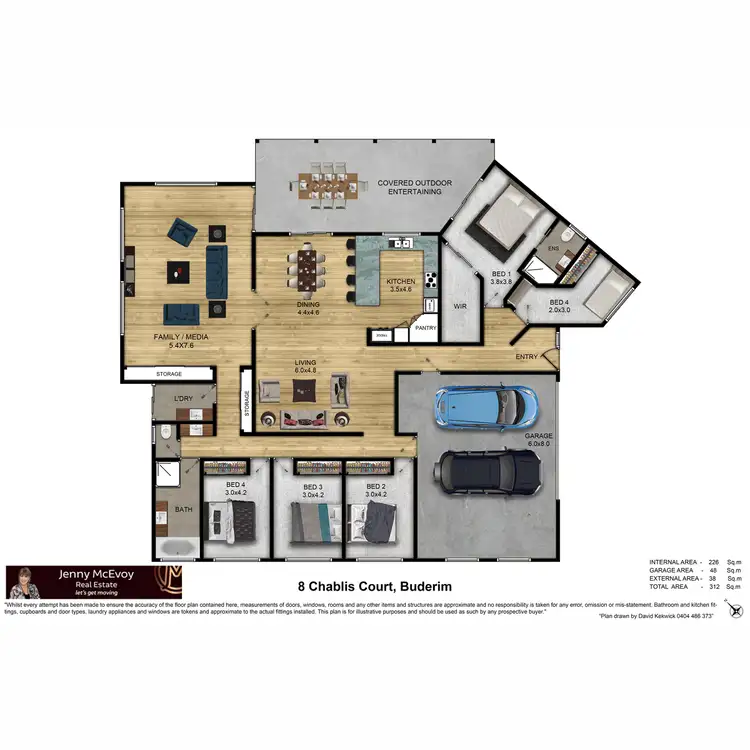 Floorplan of Homely house listing, 8 Chablis Court, Buderim QLD 4556