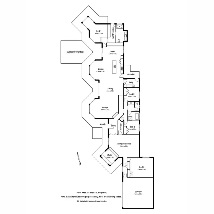 Floorplan of Homely house listing, 6 Cardinia Creek Road, Narre Warren East VIC 3804