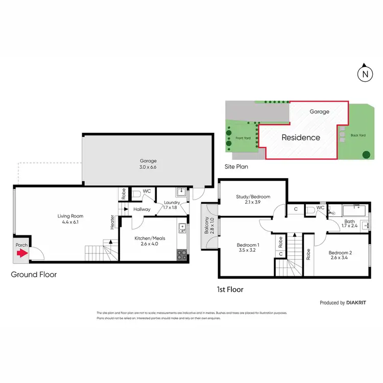 Floorplan of Homely townhouse listing, 12/724 Station Street, Box Hill VIC 3128