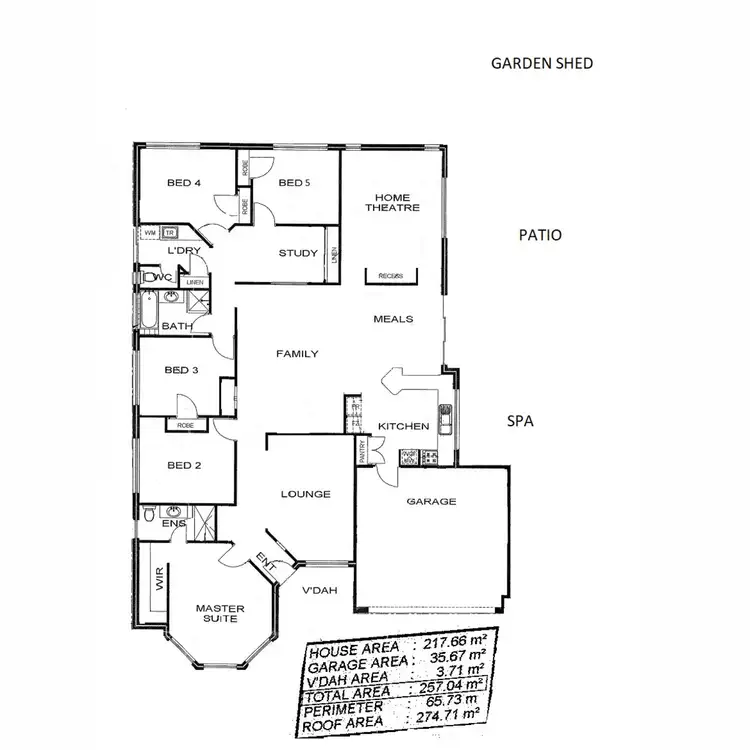 Floorplan of Homely house listing, 4 Coral Rise, Yangebup WA 6164