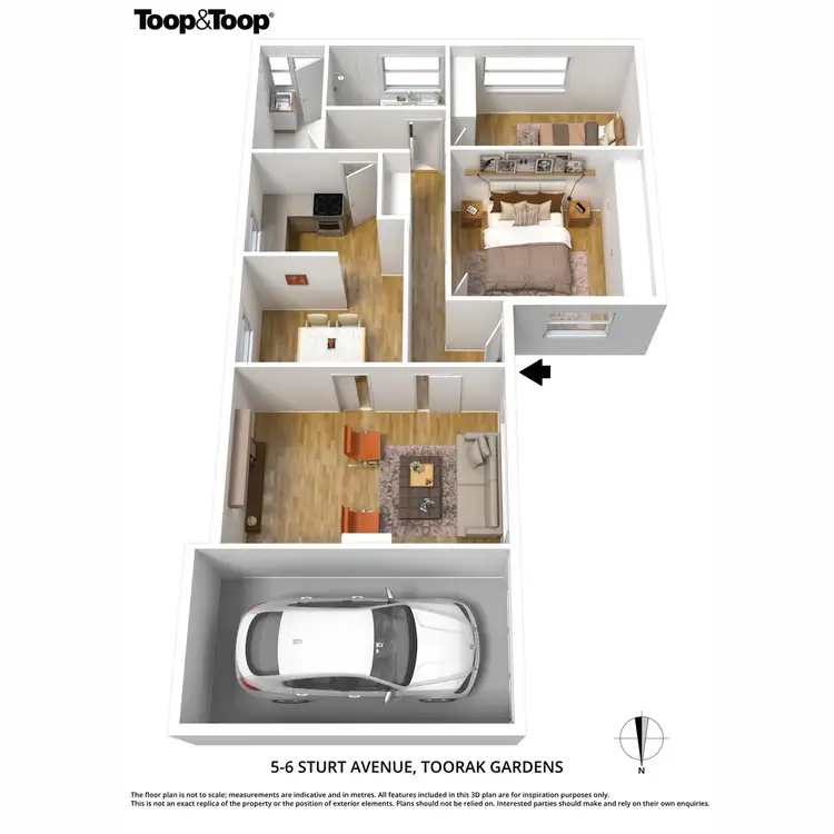 Floorplan of Homely unit listing, 5/6 Sturt Avenue, Toorak Gardens SA 5065