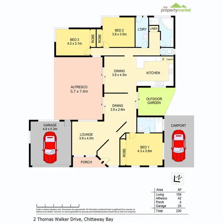 Floorplan of Homely house listing, 2 Thomas Walker Drive, Chittaway Bay NSW 2261