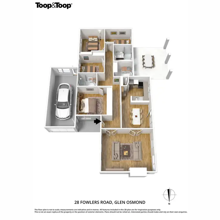 Floorplan of Homely house listing, 28 Fowlers Road, Glen Osmond SA 5064