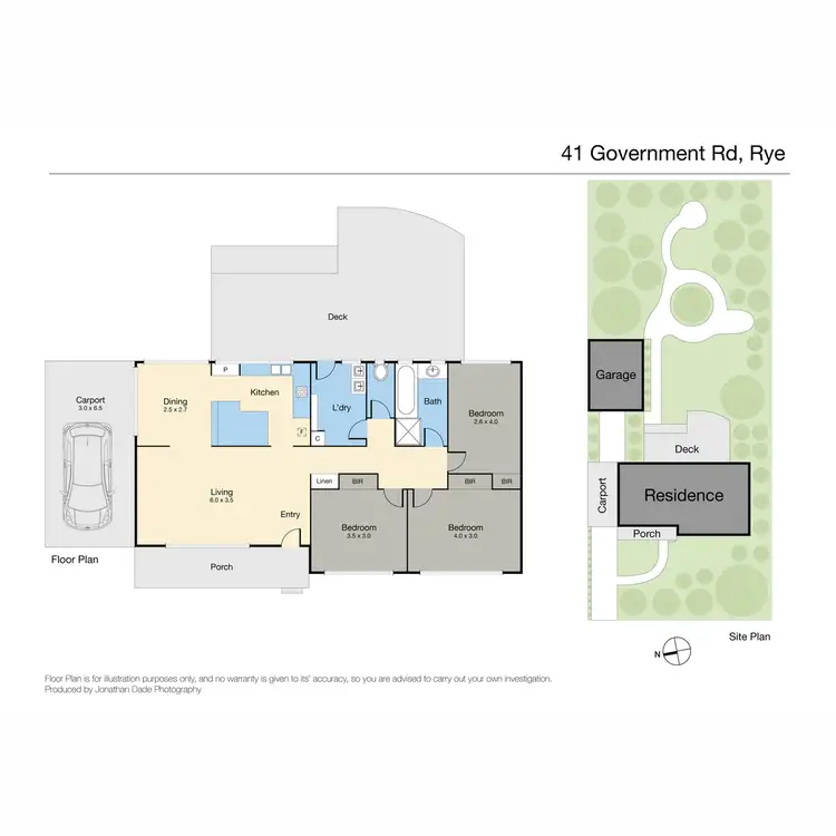 Floorplan of Homely house listing, 41 Government Road, Rye VIC 3941