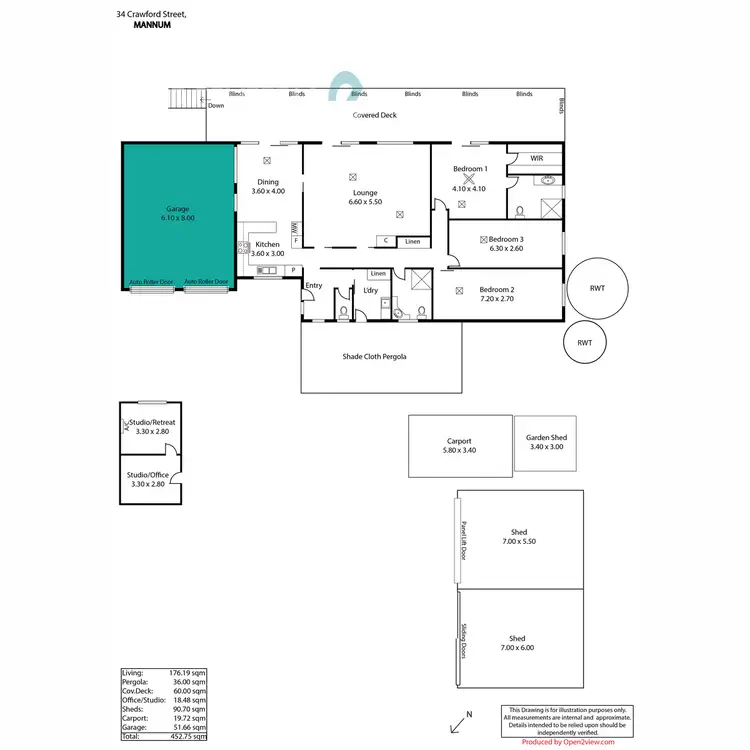 Floorplan of Homely house listing, 34 Crawford Crescent, Mannum SA 5238