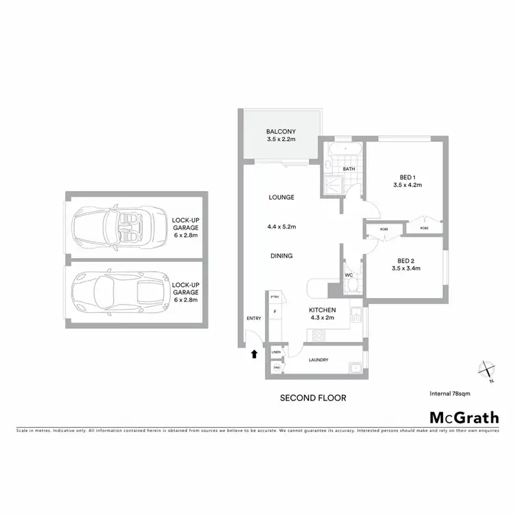 Floorplan of Homely apartment listing, 6/31 McKinnon Street, East Ballina NSW 2478