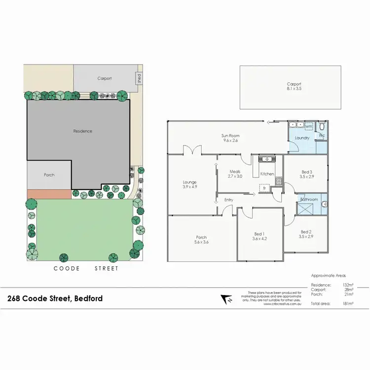 Floorplan of Homely house listing, 268 Coode Street, Bedford WA 6052