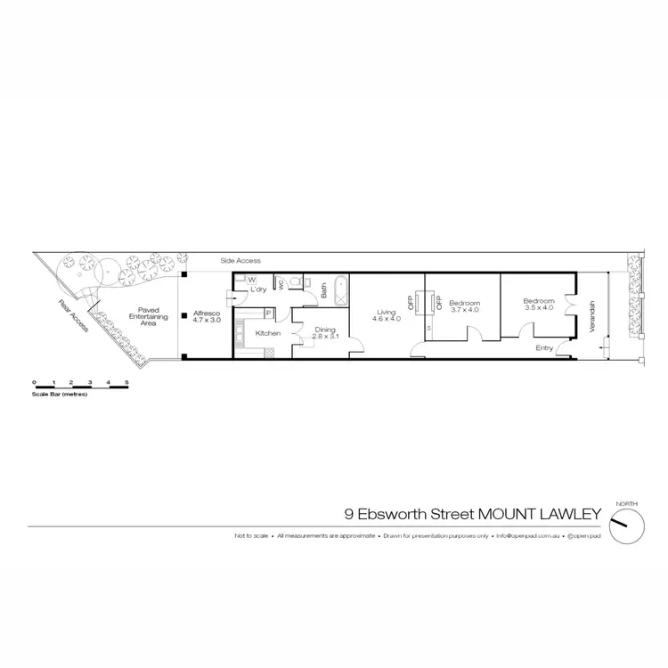 Floorplan of Homely house listing, 9 Ebsworth Street, Mount Lawley WA 6050