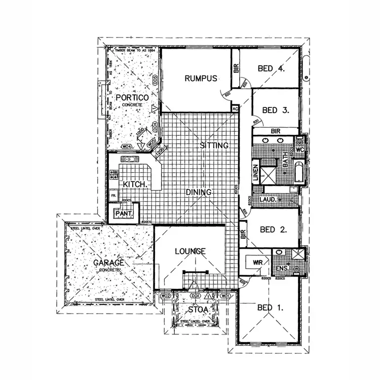 Floorplan of Homely house listing, 83 Stirling Boulevard, Tatton NSW 2650