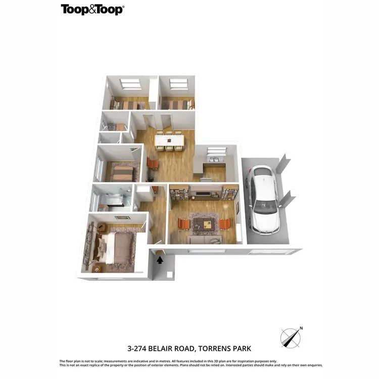 Floorplan of Homely unit listing, 3/274 Belair Road, Torrens Park SA 5062