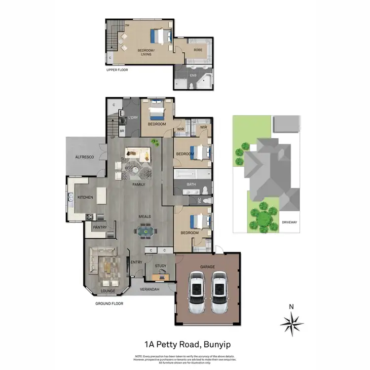 Floorplan of Homely house listing, 1A Petty Road, Bunyip VIC 3815