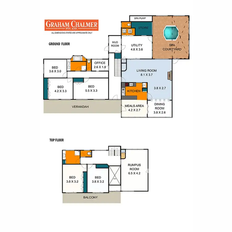 Floorplan of Homely house listing, 4 Kestrel Court, Sale VIC 3850