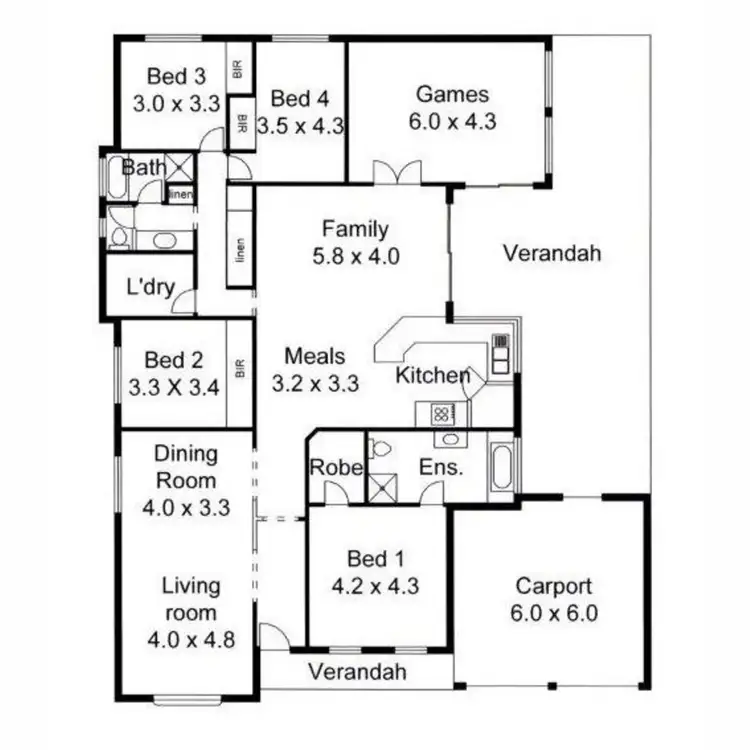 Floorplan of Homely house listing, 8 St Albans Place, Craigmore SA 5114