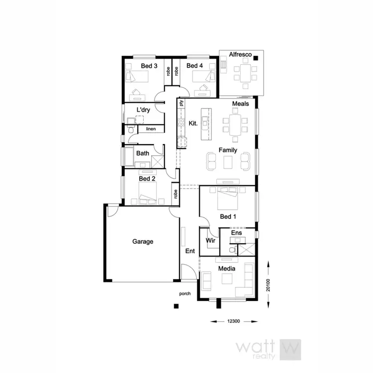 Floorplan of Homely house listing, 184 Todds Road, Lawnton QLD 4501
