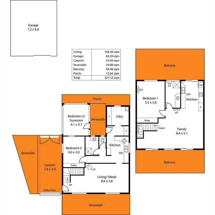Floorplan of Homely house listing, 55 Esplanade, Sellicks Beach SA 5174