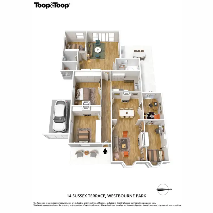 Floorplan of Homely house listing, 14 Sussex Terrace, Westbourne Park SA 5041