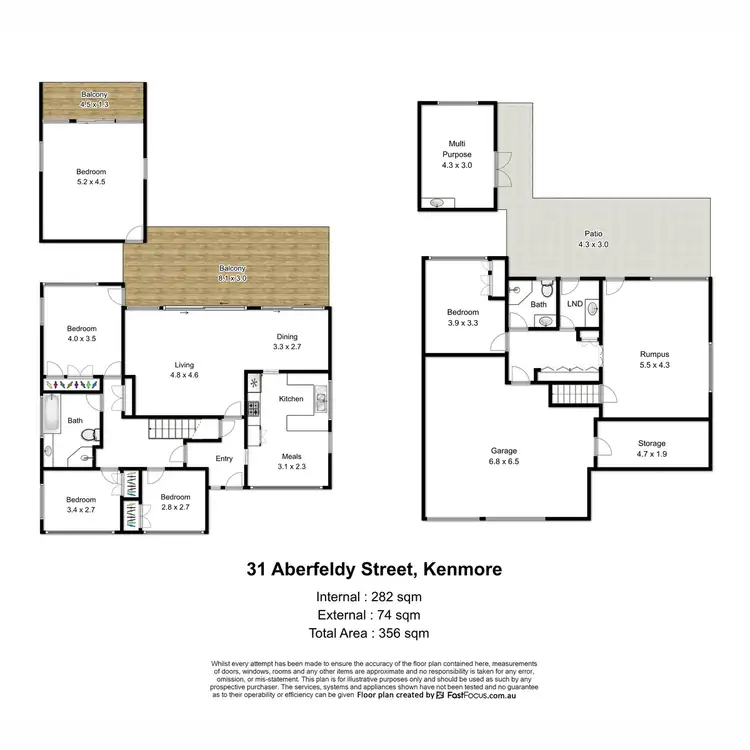Floorplan of Homely house listing, 31 Aberfeldy Street, Kenmore QLD 4069
