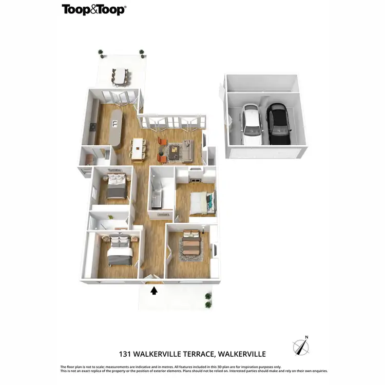 Floorplan of Homely house listing, 131 Walkerville Terrace, Walkerville SA 5081