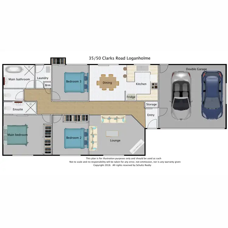 Floorplan of Homely house listing, 35/50 Clarks Road, Loganholme QLD 4129