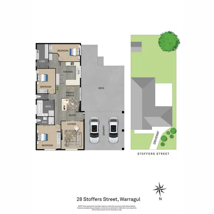 Floorplan of Homely house listing, 28 Stoffers Street, Warragul VIC 3820