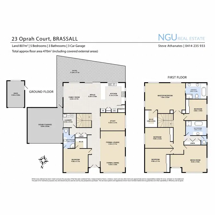 Floorplan of Homely house listing, 23 Oprah Court, Brassall QLD 4305