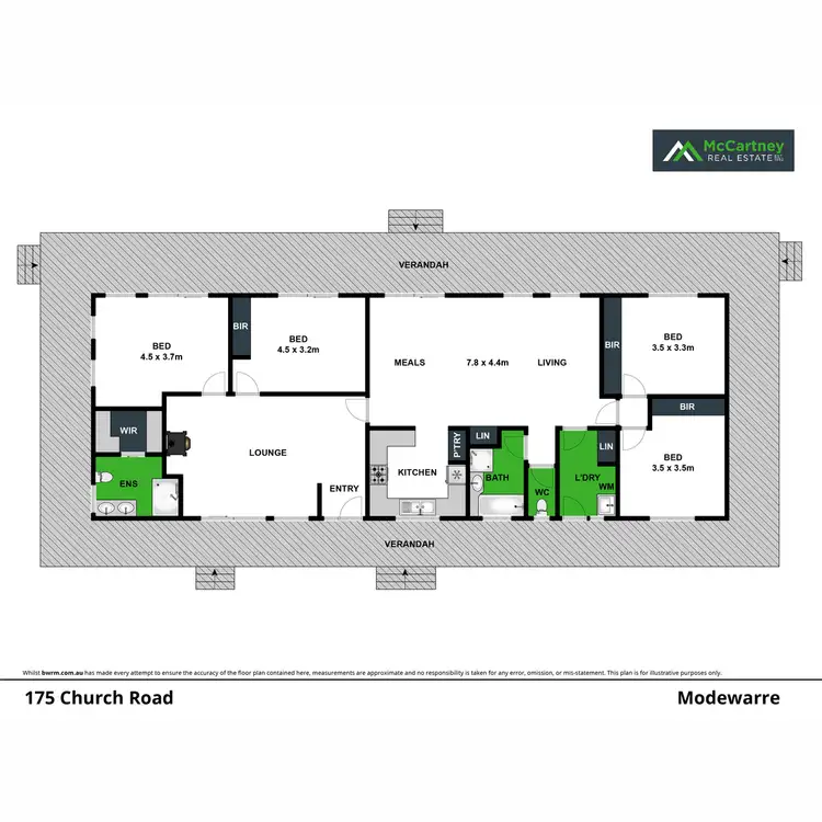 Floorplan of Homely rural property listing, 175 Church Road, Modewarre VIC 3240