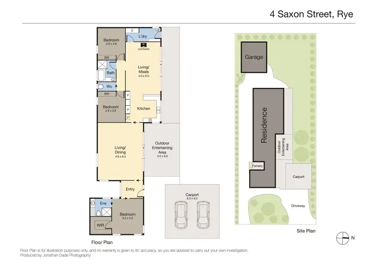 Floorplan of Homely house listing, 4 Saxon Street, Rye VIC 3941
