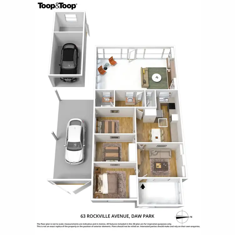 Floorplan of Homely house listing, 63 Rockville Avenue, Daw Park SA 5041