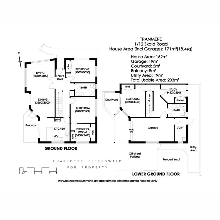 Floorplan of Homely house listing, 1/12 Skala Road, Tranmere TAS 7018